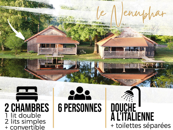 location chalet nénuphar